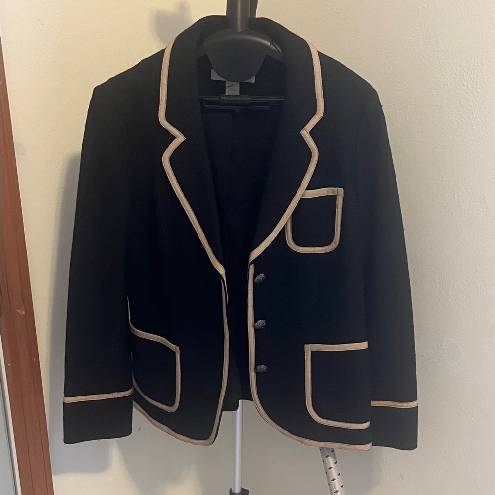 Banana Republic Heritage Wool Black Blazer - worn once.